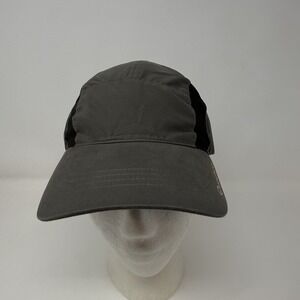 Quechua Adults Gray 5-Panel Hat‎ Cap Running Camping Outdoor Walking Strap Back